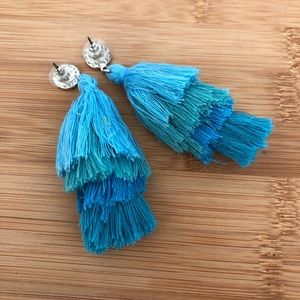 Four Tier Tassel Earrings